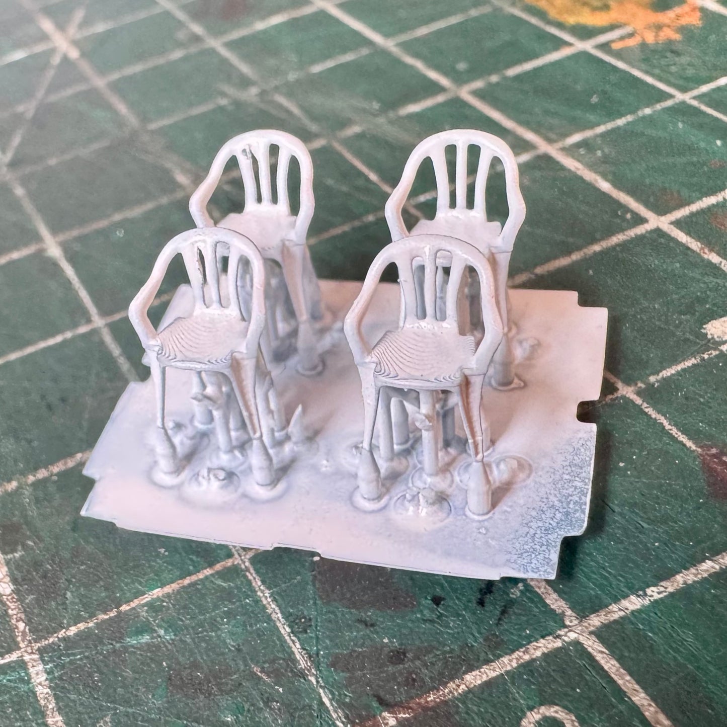Plastic Stacking Chairs (4)