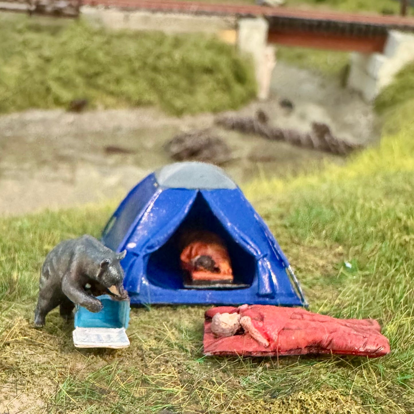 Gone Camping. miniscene