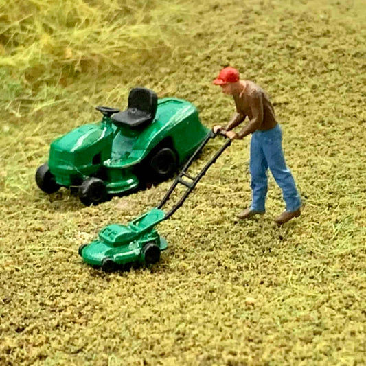 Miniature model lawn mower