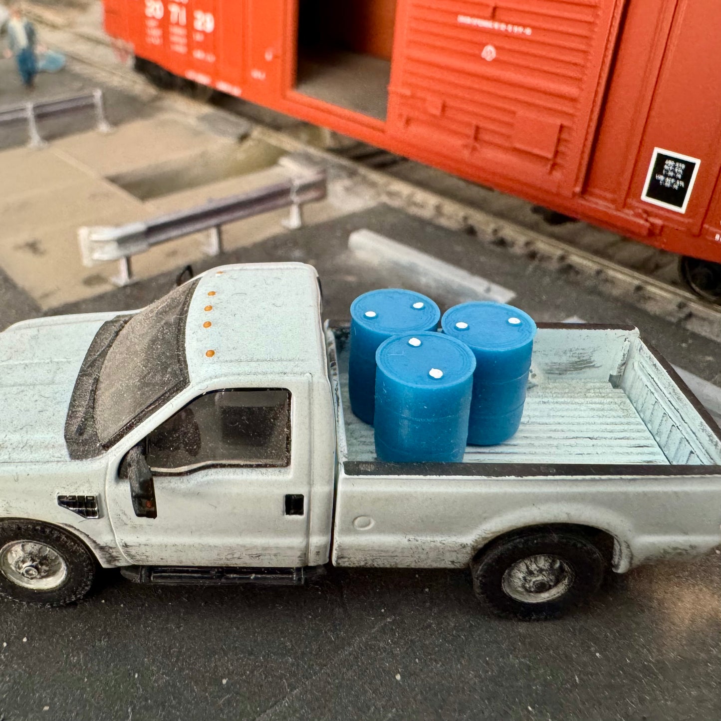 Plastic Chemical Drums (4) – miniprints