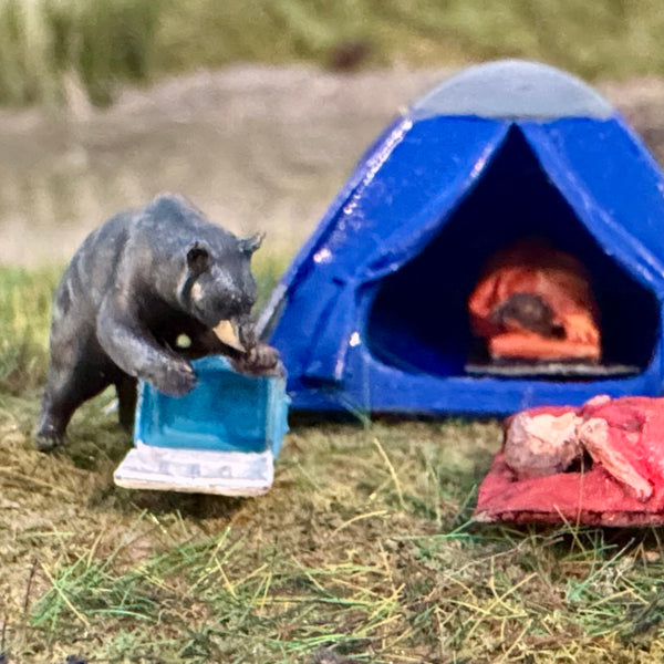 Gone Camping. miniscene