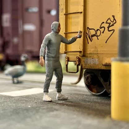 HO Scale Graffiti Artists