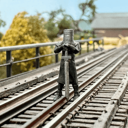 HO scale Black Knight miniature model figure