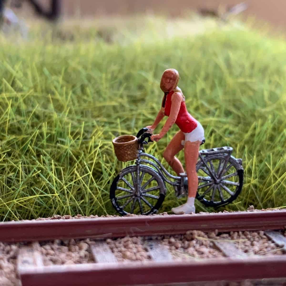 Scale model bicycle